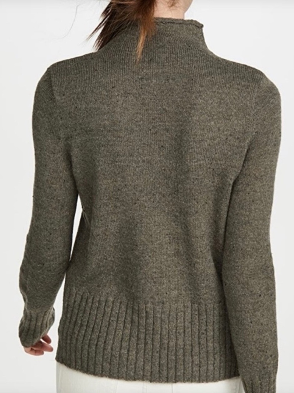 ✨NWT✨ MADEWELL Donegal Inland Turtleneck Sweater Coziest Yarn Mockneck Green SM - Picture 5 of 6